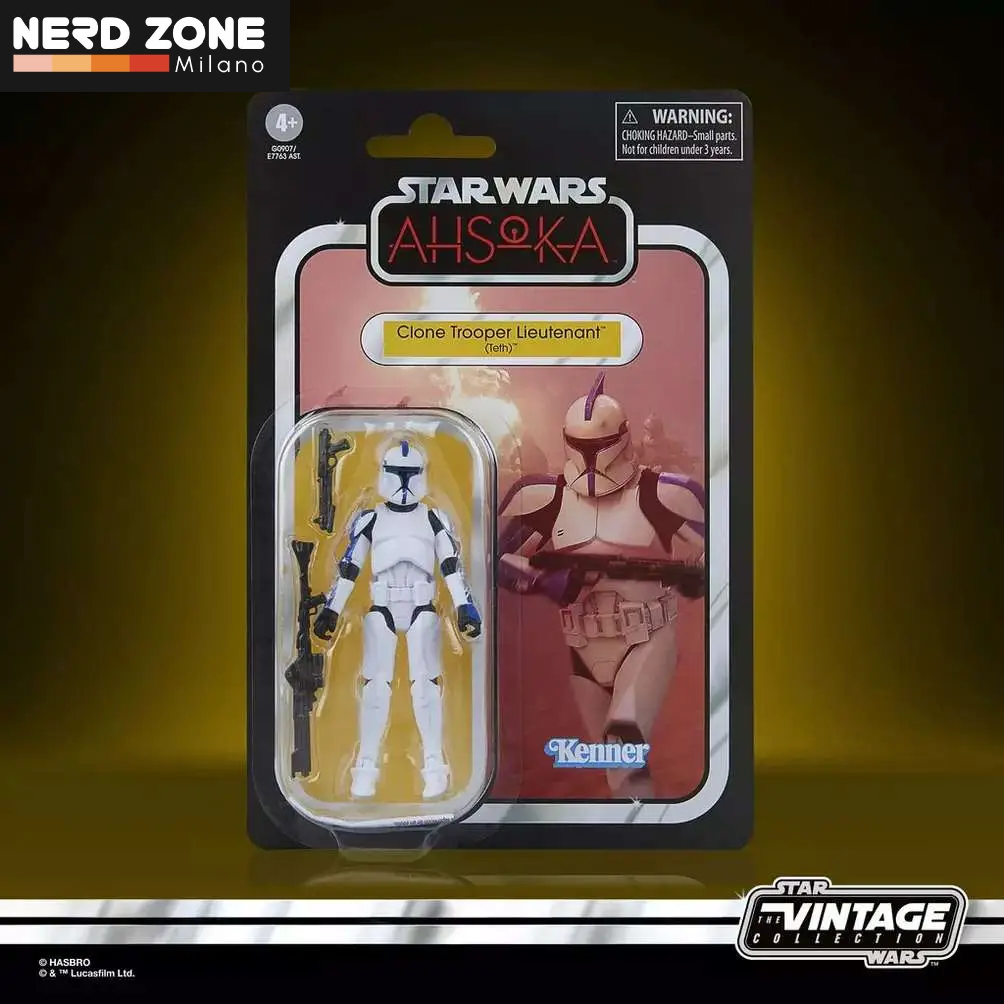 PRE ORDINE - HASBRO - Star Wars Vintage Collection Ahsoka Clone Trooper Lieutenant Teth Action Figure