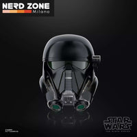 HASBRO - Star Wars Black Serie Rogue One Imperial Death Trooper Electronic Helmet