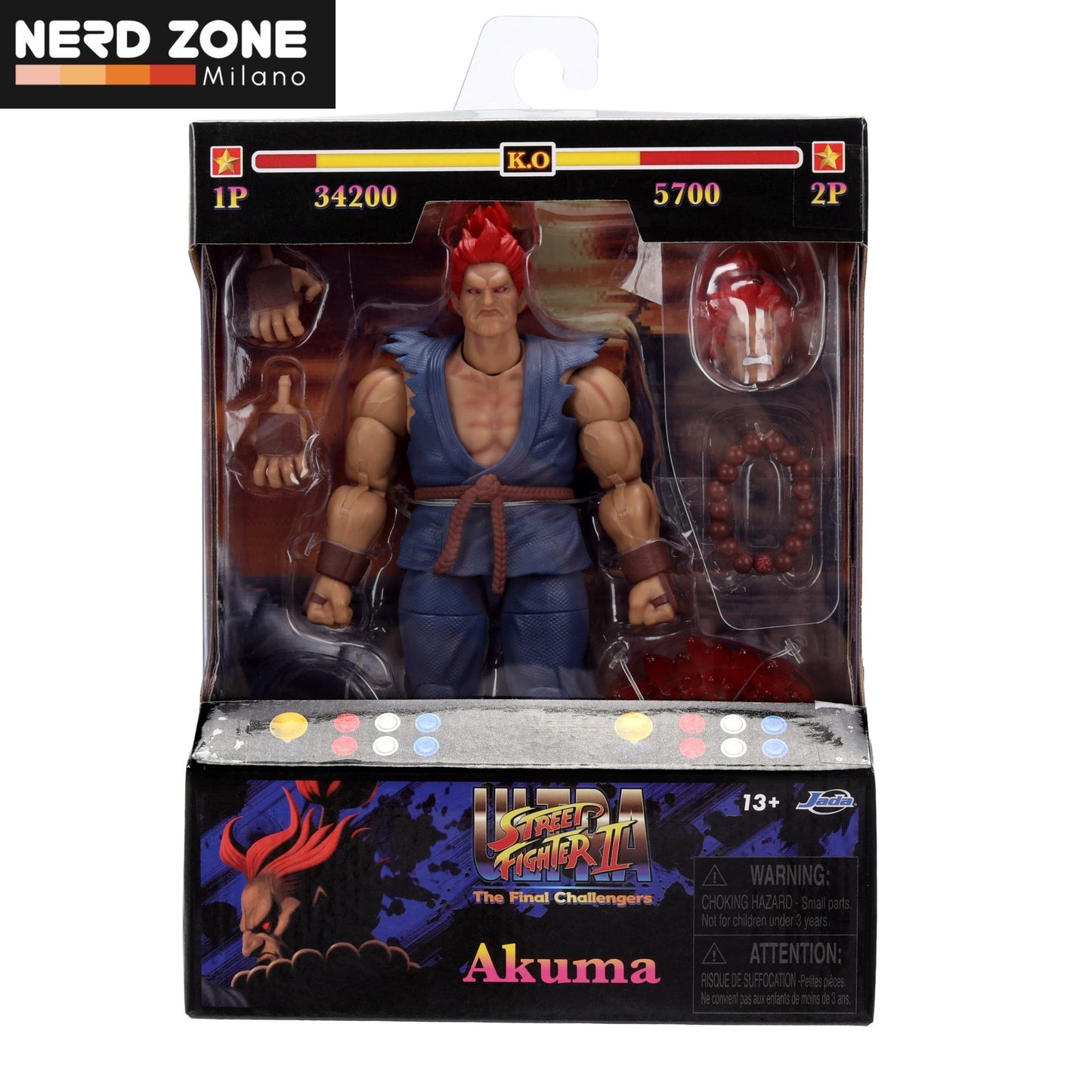 PRE ORDINE - JADA TOYS - Street Fighter 2 Akuma 1/12 Action Figure