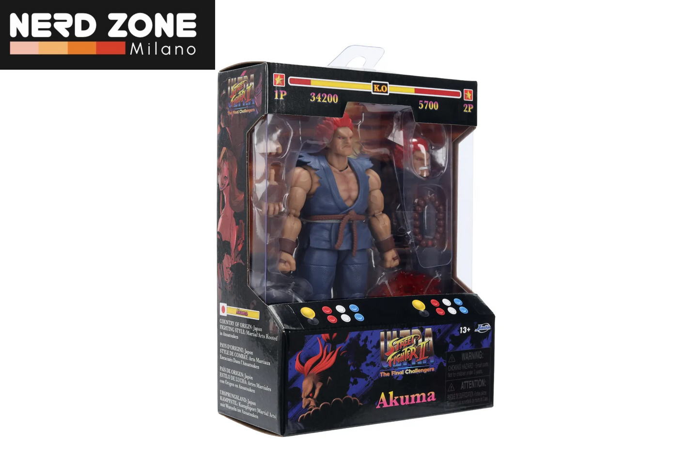 PRE ORDINE - JADA TOYS - Street Fighter 2 Akuma 1/12 Action Figure