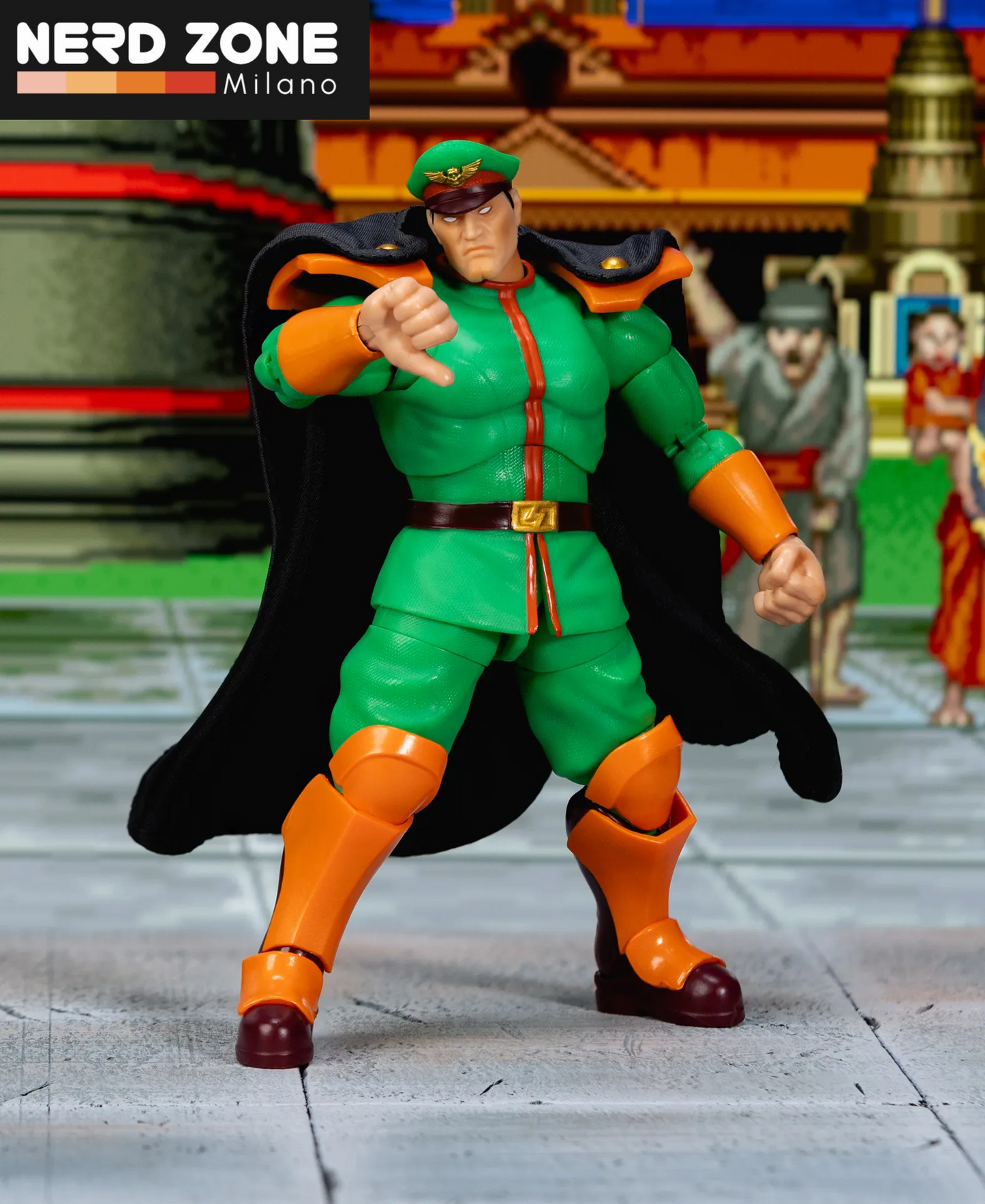 PRE ORDINE - JADA TOYS - Street Fighter 2 Mr. Bison 1/12 Variant Deluxe Action Figure