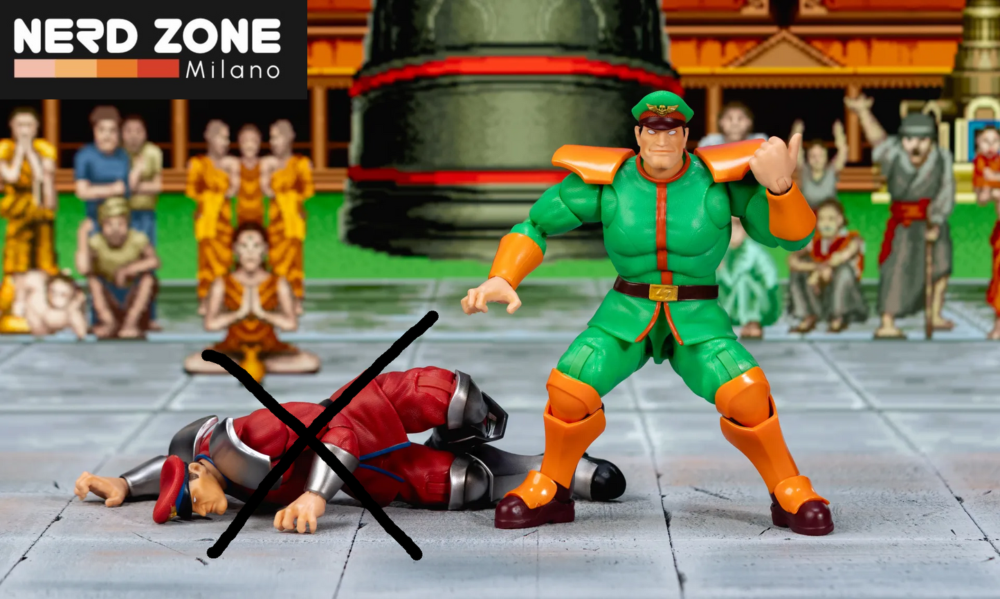 PRE ORDINE - JADA TOYS - Street Fighter 2 Mr. Bison 1/12 Variant Deluxe Action Figure