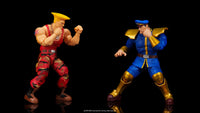 PRE ORDINE - JADA TOYS - Street Fighter II Giulie Vs Bison Af Double Pack Limited Edition