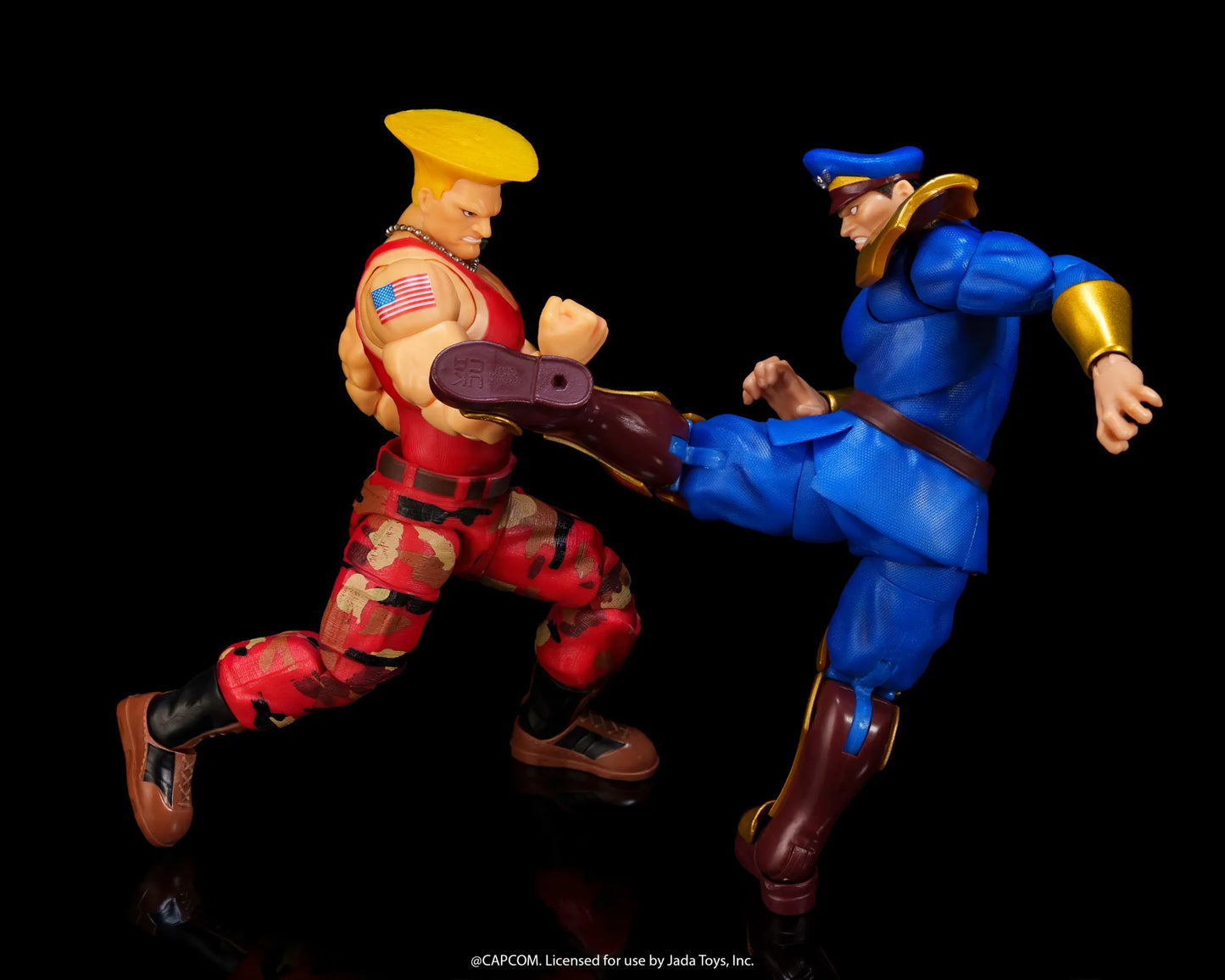PRE ORDINE - JADA TOYS - Street Fighter II Giulie Vs Bison Af Double Pack Limited Edition