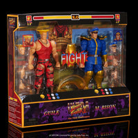 PRE ORDINE - JADA TOYS - Street Fighter II Giulie Vs Bison Af Double Pack Limited Edition