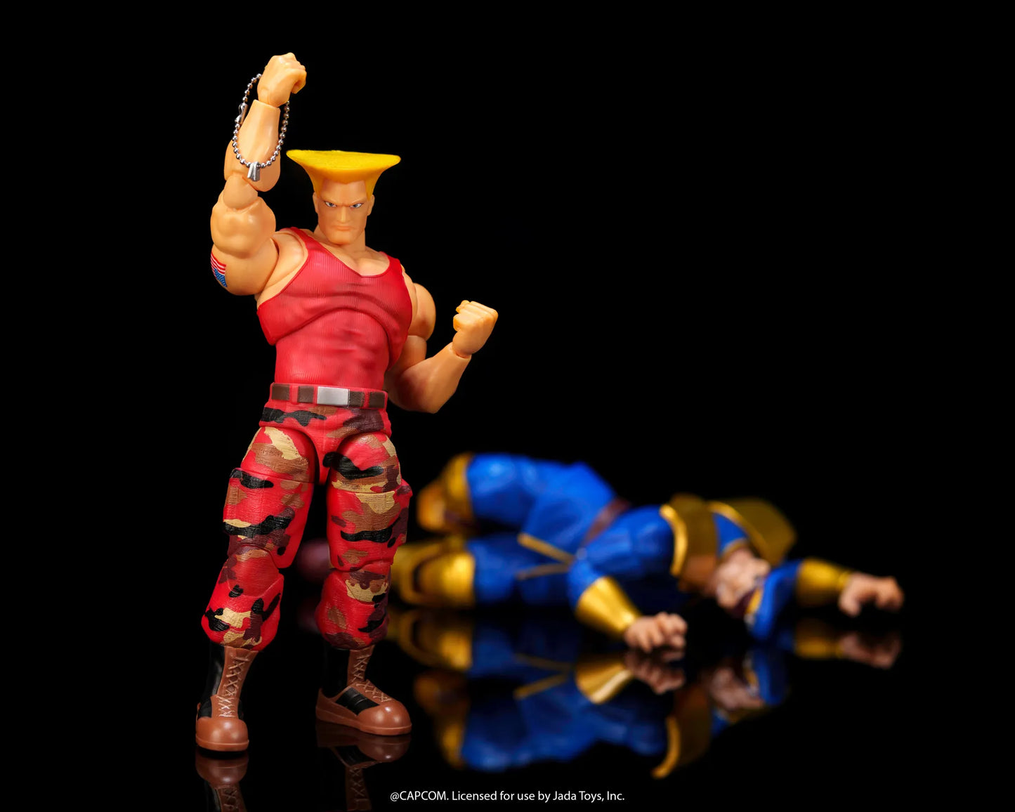 PRE ORDINE - JADA TOYS - Street Fighter II Giulie Vs Bison Af Double Pack Limited Edition