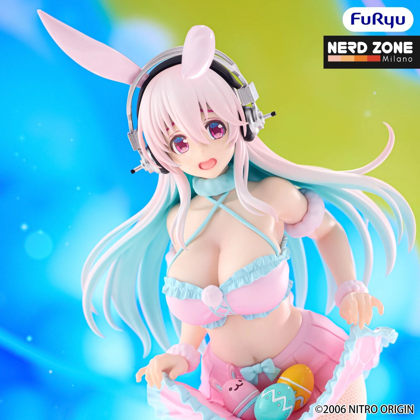 PRE ORDINE - FURYU - Super Sonico Pastel Easter Bicute Bunnies Figure