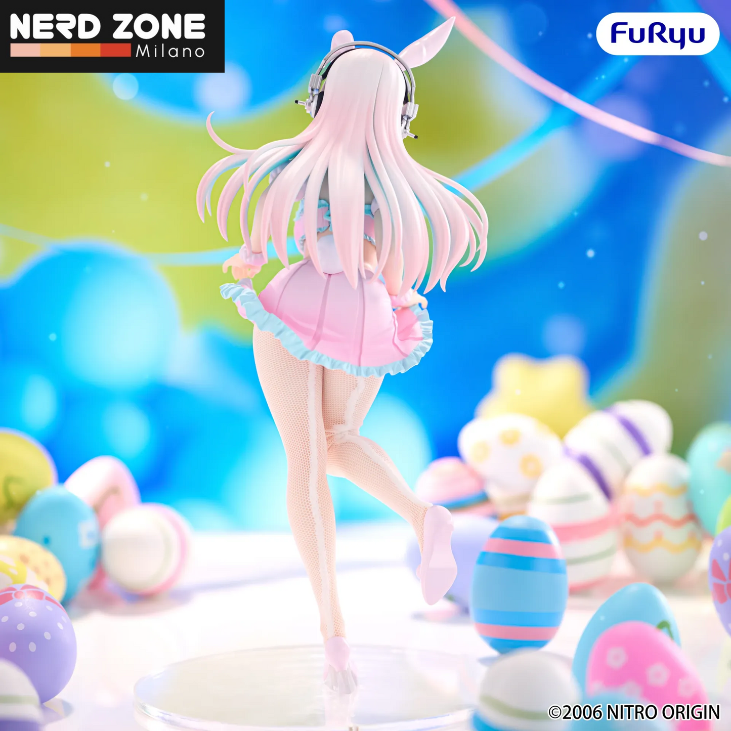 PRE ORDINE - FURYU - Super Sonico Pastel Easter Bicute Bunnies Figure