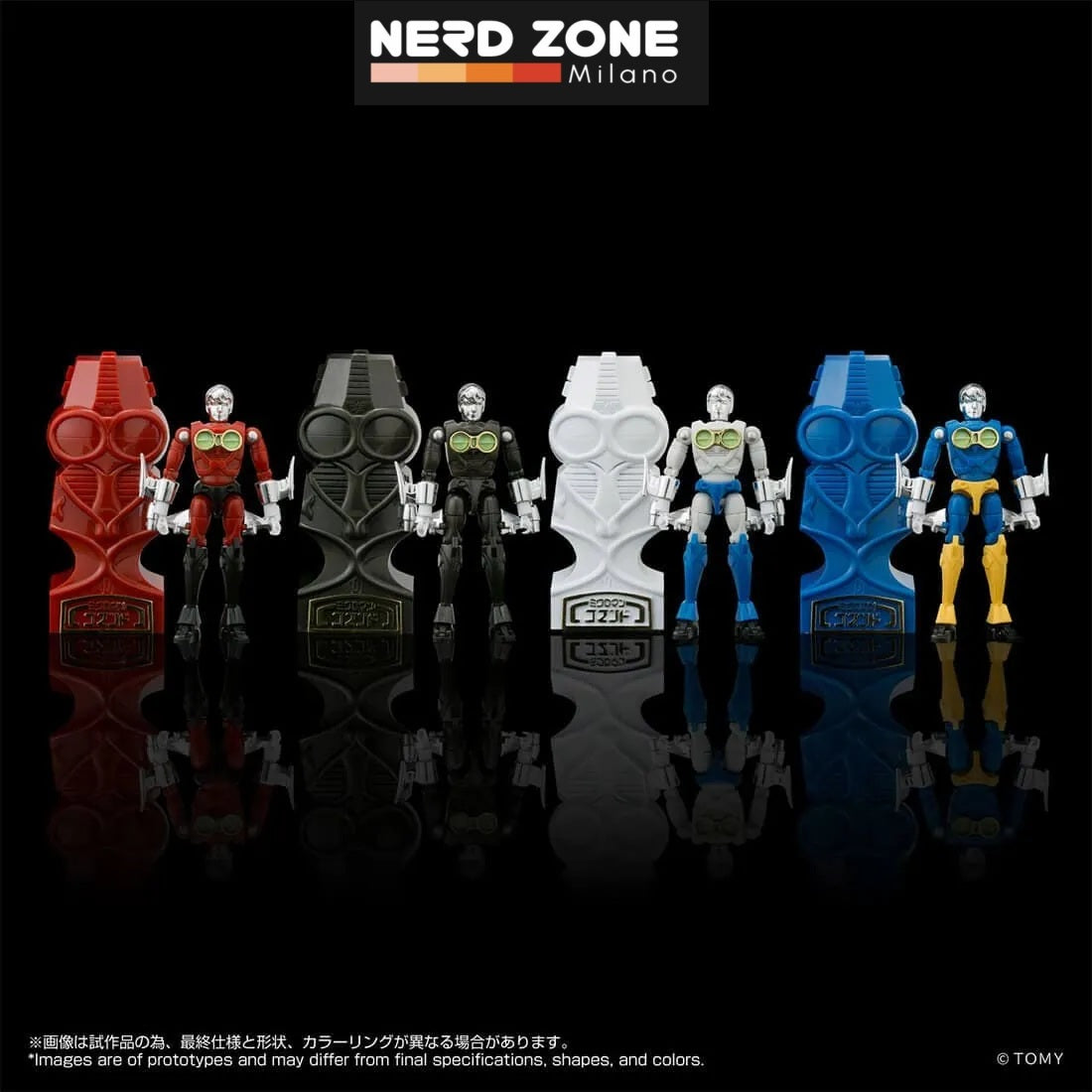 PRE ORDER - TAKARA TOMY - Microman Legacy Soul Command #3 Figure Set