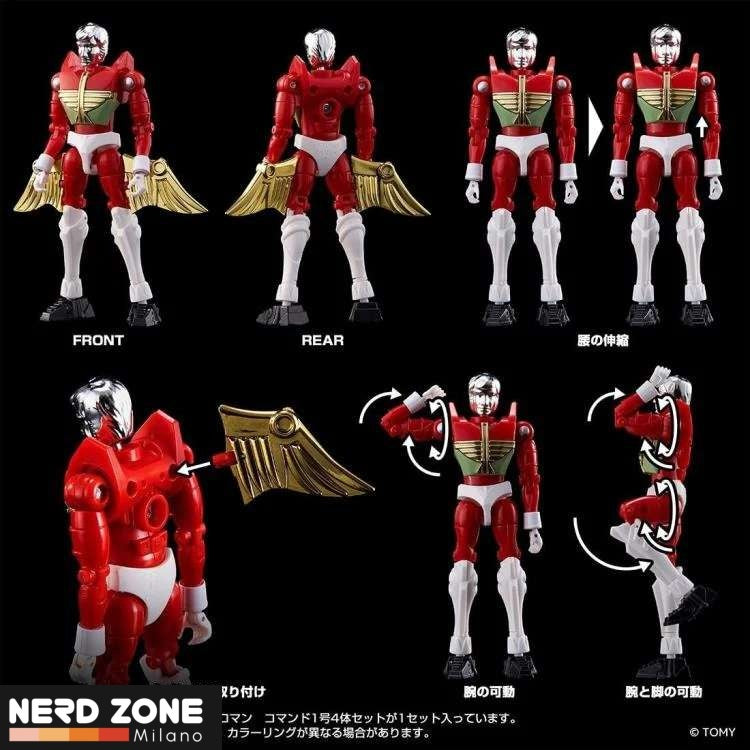 TAKARA TOMY - Microman Legacysoul Microman Command No.1 Exclusive Action Figure Set