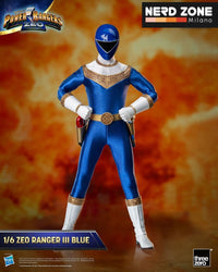 THREEZERO - Power Rangers Zeo FigZero Action Figure 1/6 Ranger III Blue 30 cm