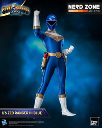 THREEZERO - Power Rangers Zeo FigZero Action Figure 1/6 Ranger III Blue 30 cm