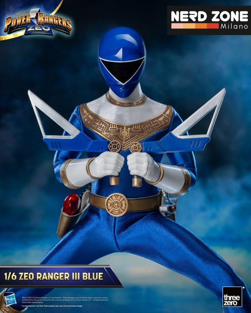 THREEZERO - Power Rangers Zeo FigZero Action Figure 1/6 Ranger III Blue 30 cm