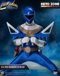 THREEZERO - Power Rangers Zeo FigZero Action Figure 1/6 Ranger III Blue 30 cm
