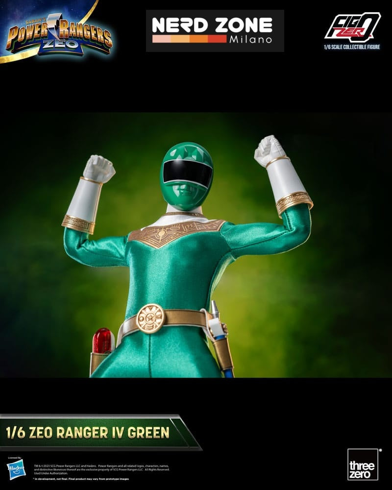 THREEZERO - Power Rangers Zeo FigZero Action Figure 1/6 Ranger IV Green 30 cm