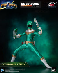 THREEZERO - Power Rangers Zeo FigZero Action Figure 1/6 Ranger IV Green 30 cm