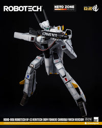 PRE ORDINE THREEZERO - Robotech Robo-dou Vf-1s Veritech (Roy Fokker) Shadow Finish Version Figure