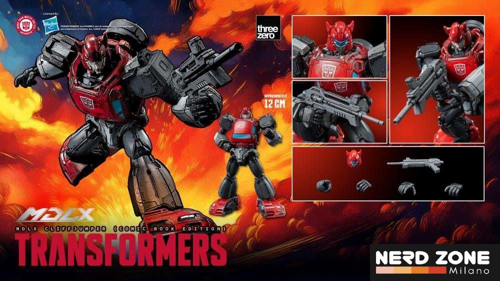 PRE ORDINE - THREEZERO - Transformers Mdlx Cliffjumper (Comic Book Edition) Action Figure
