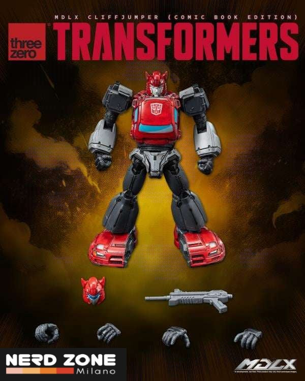 PRE ORDINE - THREEZERO - Transformers Mdlx Cliffjumper (Comic Book Edition) Action Figure