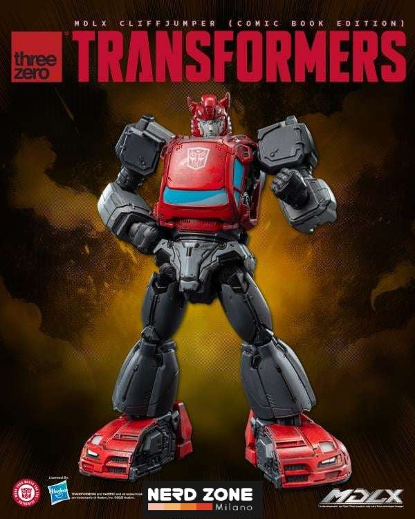 PRE ORDINE - THREEZERO - Transformers Mdlx Cliffjumper (Comic Book Edition) Action Figure