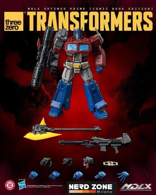 PRE ORDINE - THREEZERO - Transformers Mdlx Optimus Prime  (Comic Book Edition) Action Figure