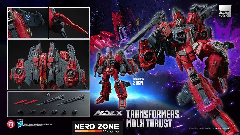 PRE ORDINE - THREEZERO - Transformers Mdlx Thrust
