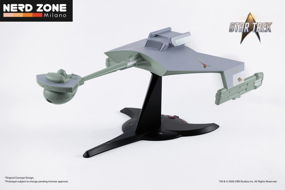 TOMY - Star Trek TOS DieCast Replica 1/350 Klingon D7 Battle Cruiser Original Concept Design heo EU Exclusive 66 cm