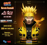 TOYNAMI - Naruto Shippuden Bust 1/1 Naruto Six Paths Sage Mode 61 cm