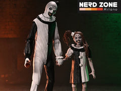 PRE ORDER - NECA - Terrifier 2 Art The Clown & Little Pale Girl Ultimate Af 2-pack