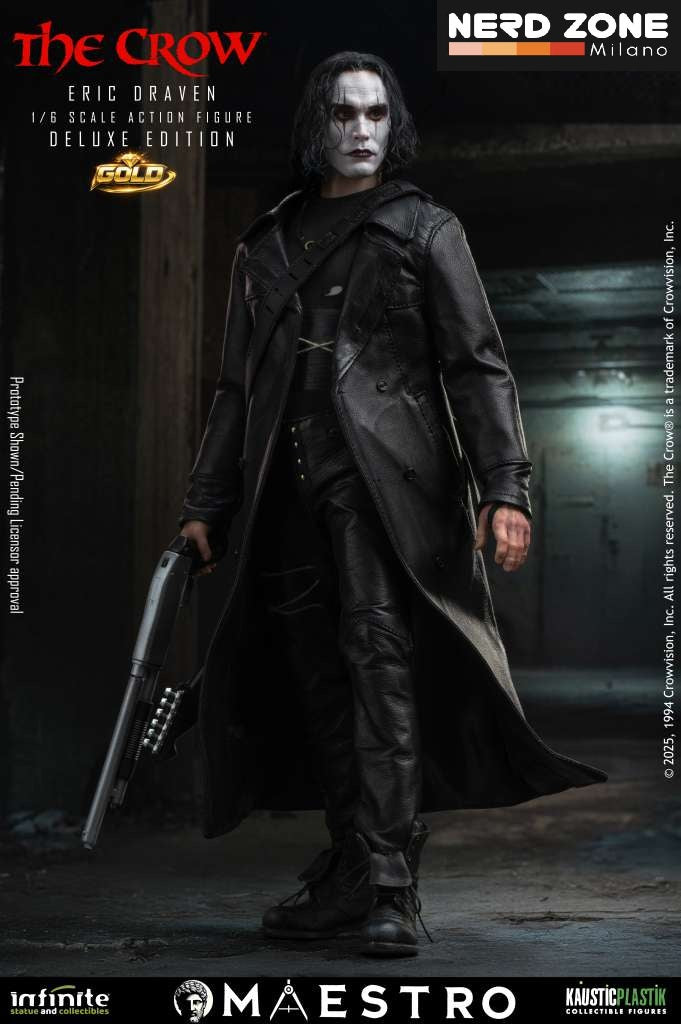 PRE ORDER - INFINITE STATUE - The Crow Eric Draven 1/6 Luxury Action Figure Deluxe Gold Edition