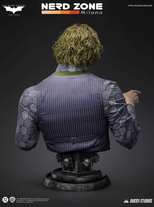 QUEEN STUDIOS - The Dark Knight Joker Life-Size Bust