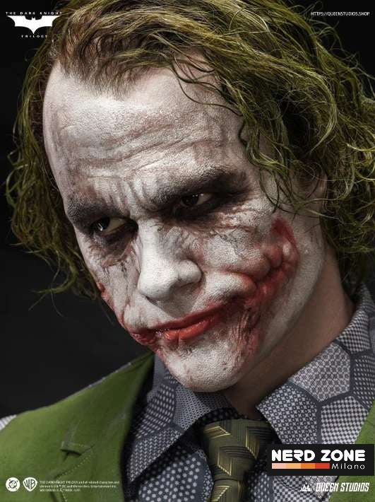 QUEEN STUDIOS - The Dark Knight Joker Life-Size Bust