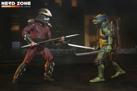 NECA - Tmnt 1990 Roof Top Battle Shredder Vs Leo 2-pack Af