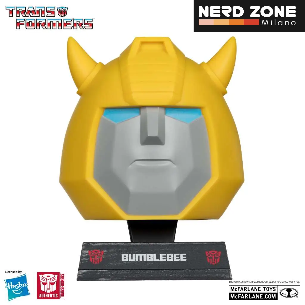 McFARLANE TOYS 2025 - Transformers 1:3 Head Replica Bumblebee