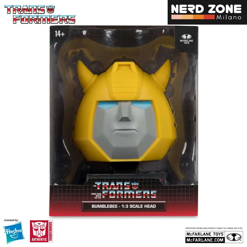 McFARLANE TOYS 2025 - Transformers 1:3 Head Replica Bumblebee