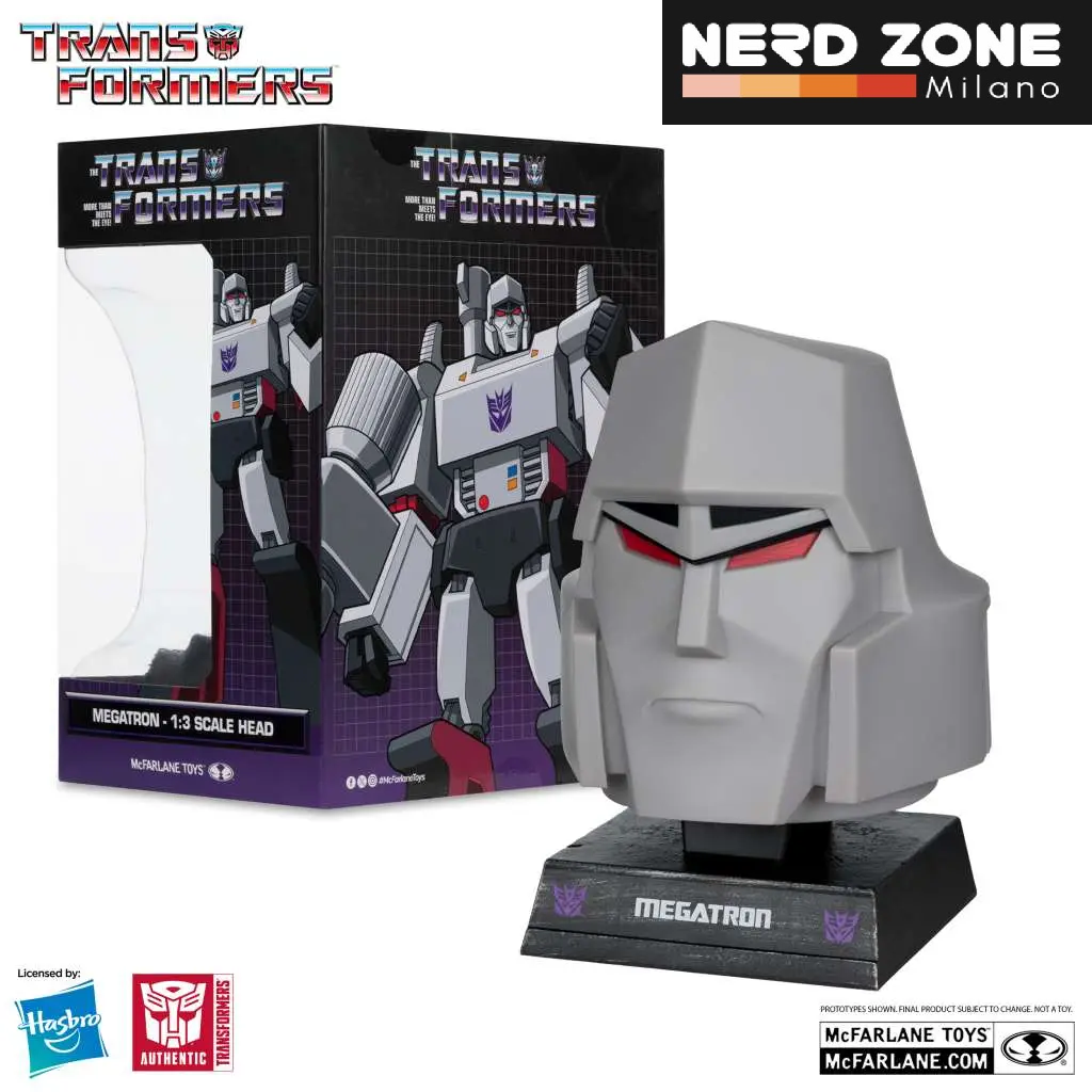 McFARLANE TOYS 2025 - Transformers 1:3 Head Replica Megatron