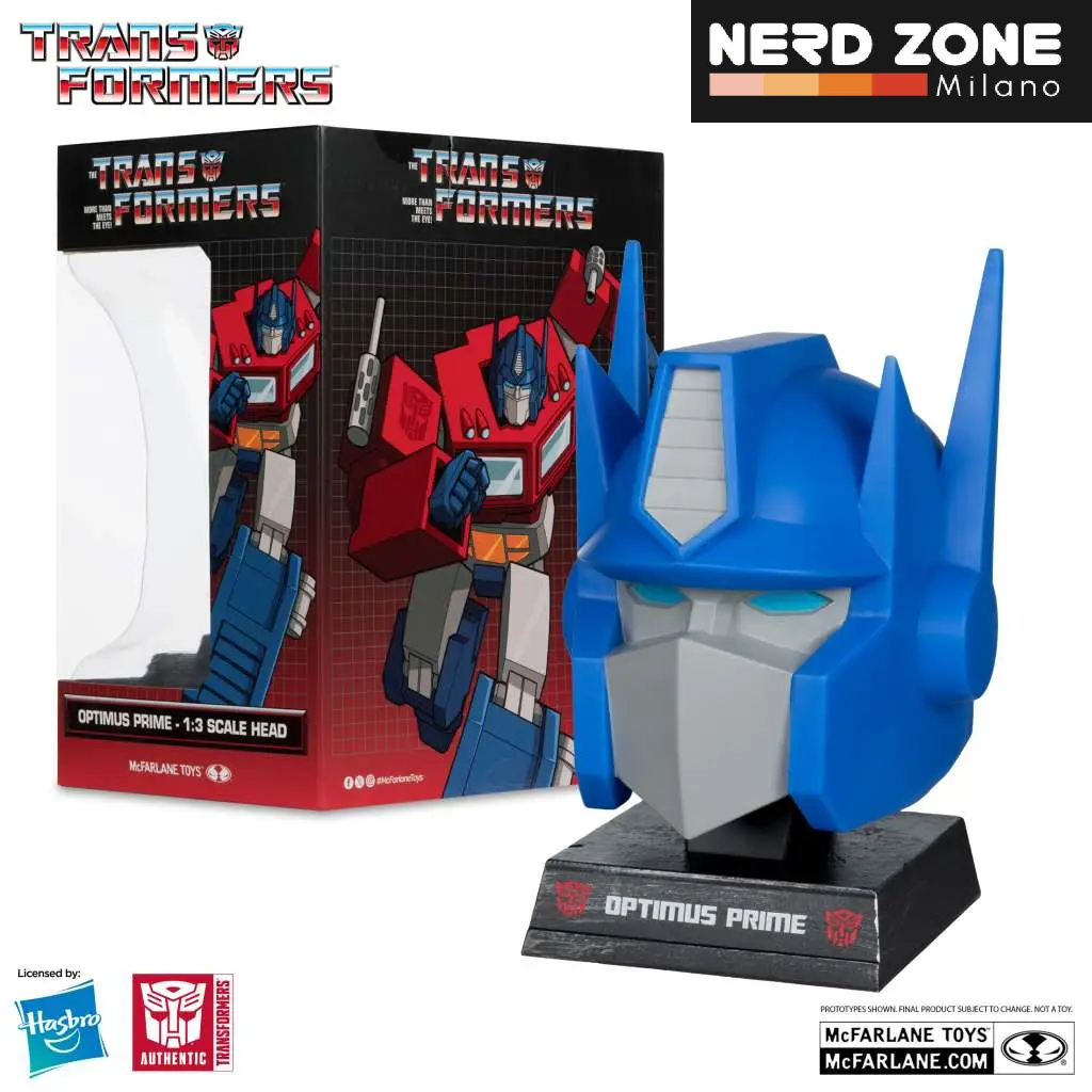 McFARLANE TOYS 2025 - Transformers 1:3 Head Replica Optimus