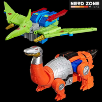 PRE ORDINE - HASBRO - Transformers Age Of The Prime - Dinobot Swoop G2 And Dinobot Sludge G2 Action Figures