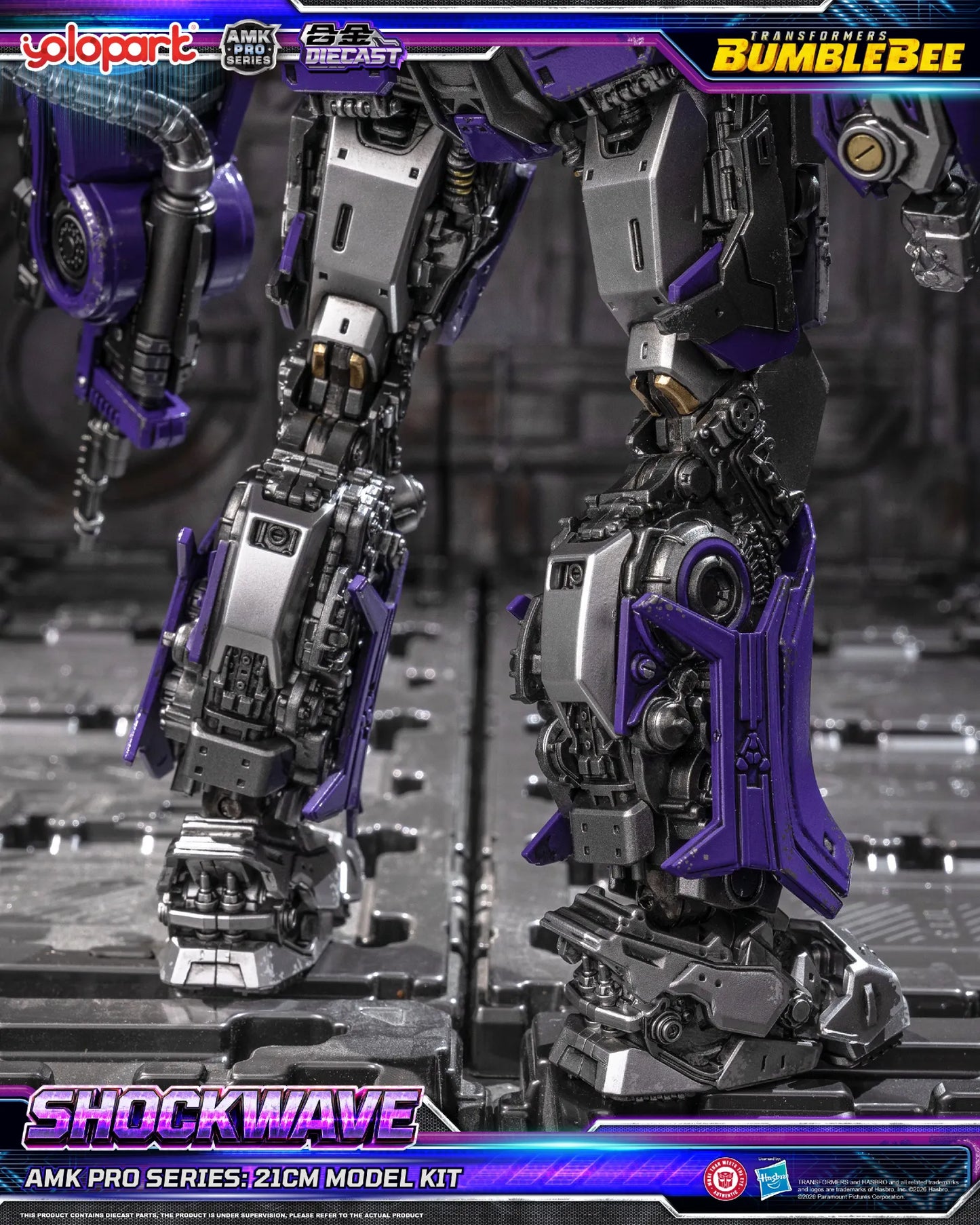 PRE ORDINE - YOLOPARK - Transformers Bumblebee Movie Amk Pro Shockwave Model Kit