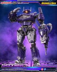 PRE ORDINE - YOLOPARK - Transformers Bumblebee Movie Amk Pro Shockwave Model Kit