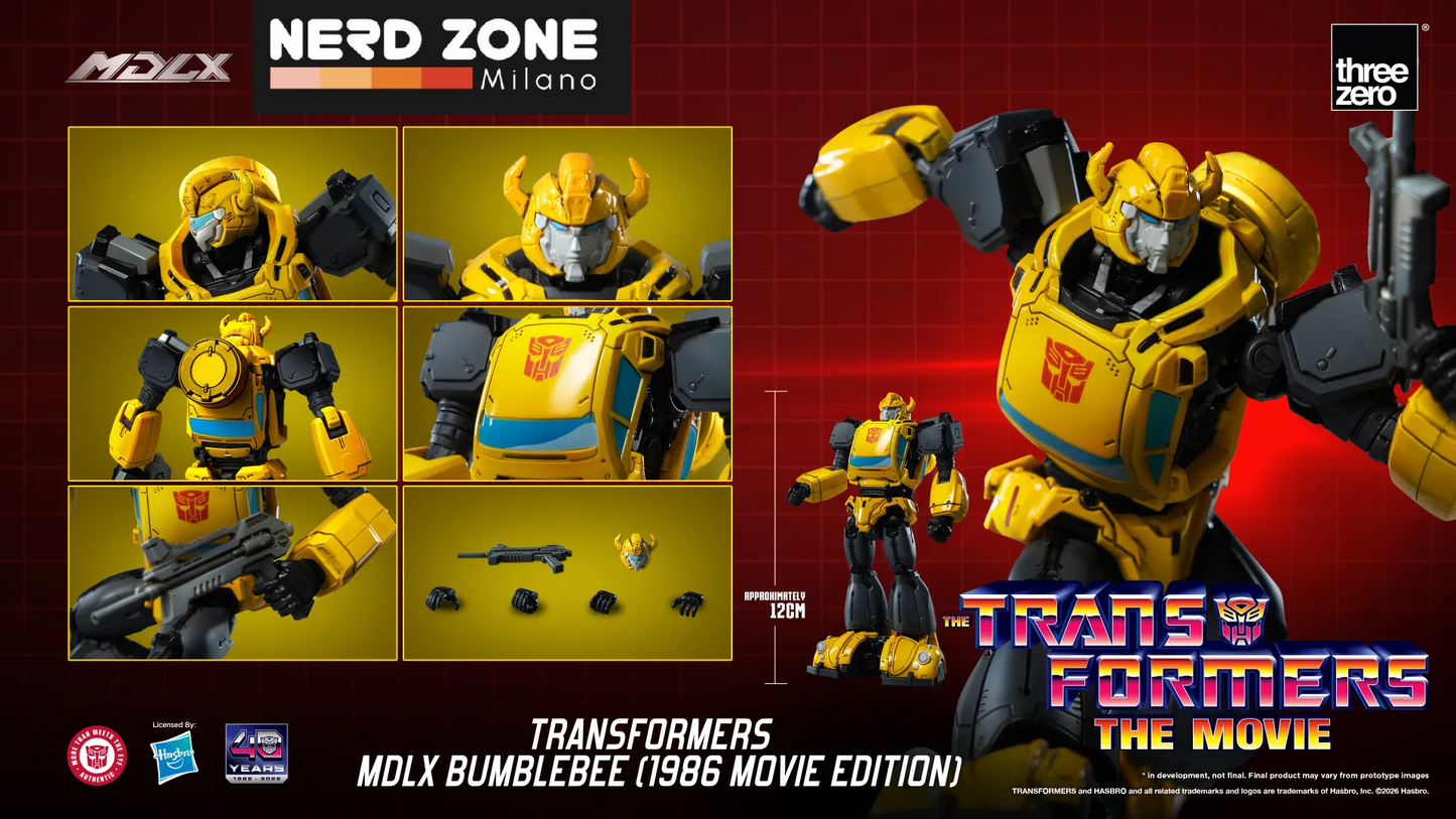 PRE ORDINE - THREEZERO - Transformers Mdlx Bumblebee 1986 Movie Edition Action Figure