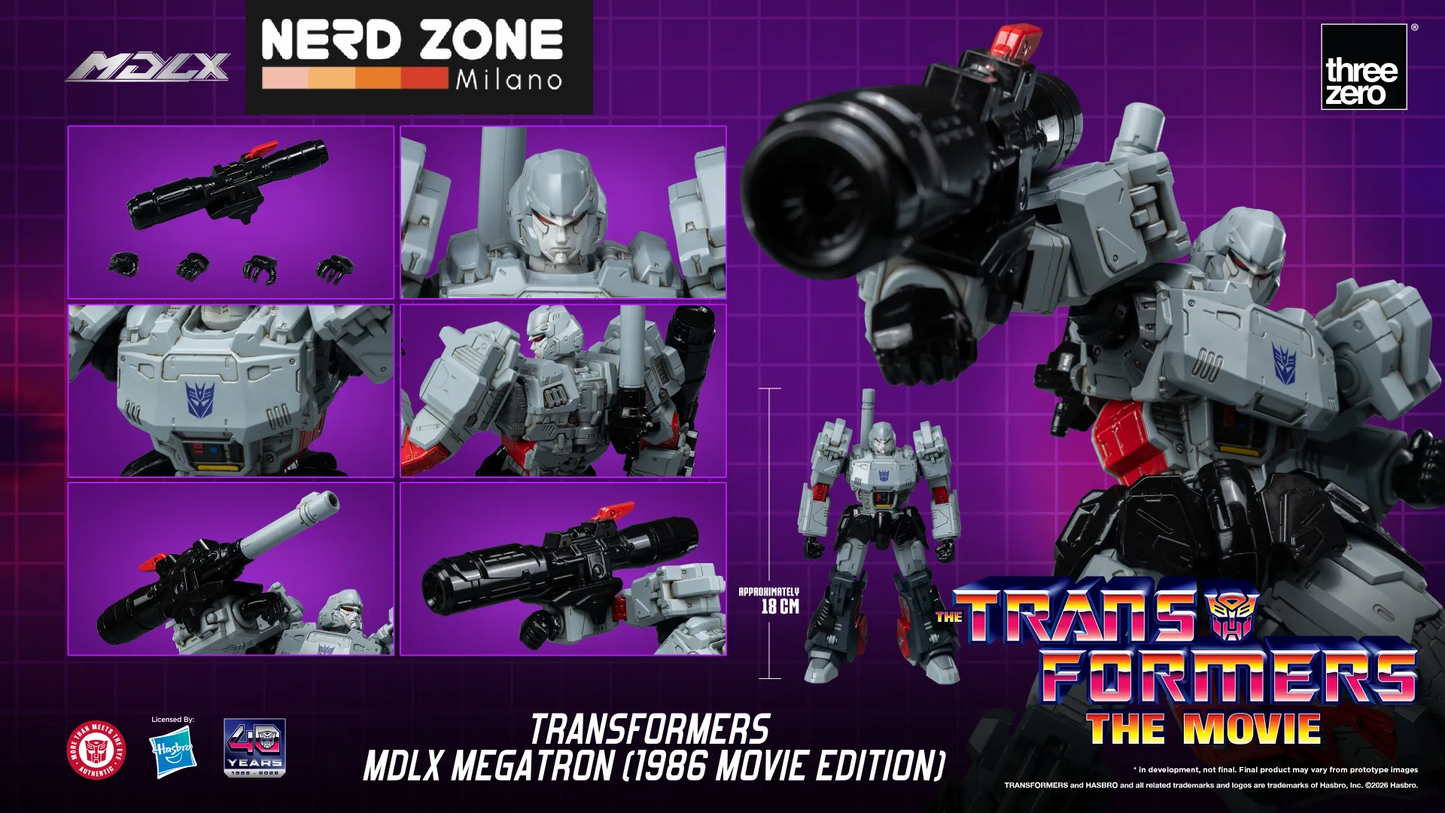 PRE ORDINE - THREEZERO - Transformers Mdlx Megatron 1986 Movie Edition Action Figure