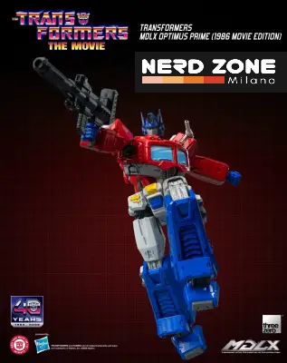 PRE ORDINE - THREEZERO - Transformers Mdlx Optimus Prime 1986 Movie Edition Action Figure