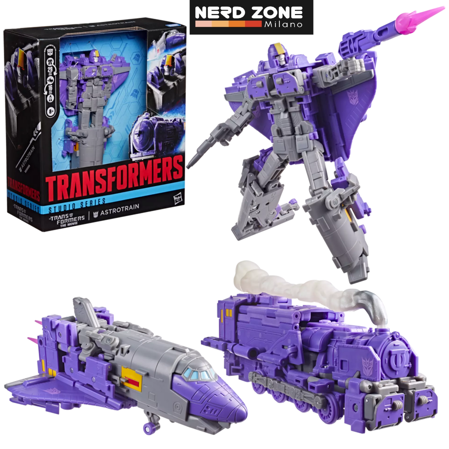 PRE ORDINE - HASBRO - Transformers Studio Series Transformers The Movie Astrotrain Action Figure