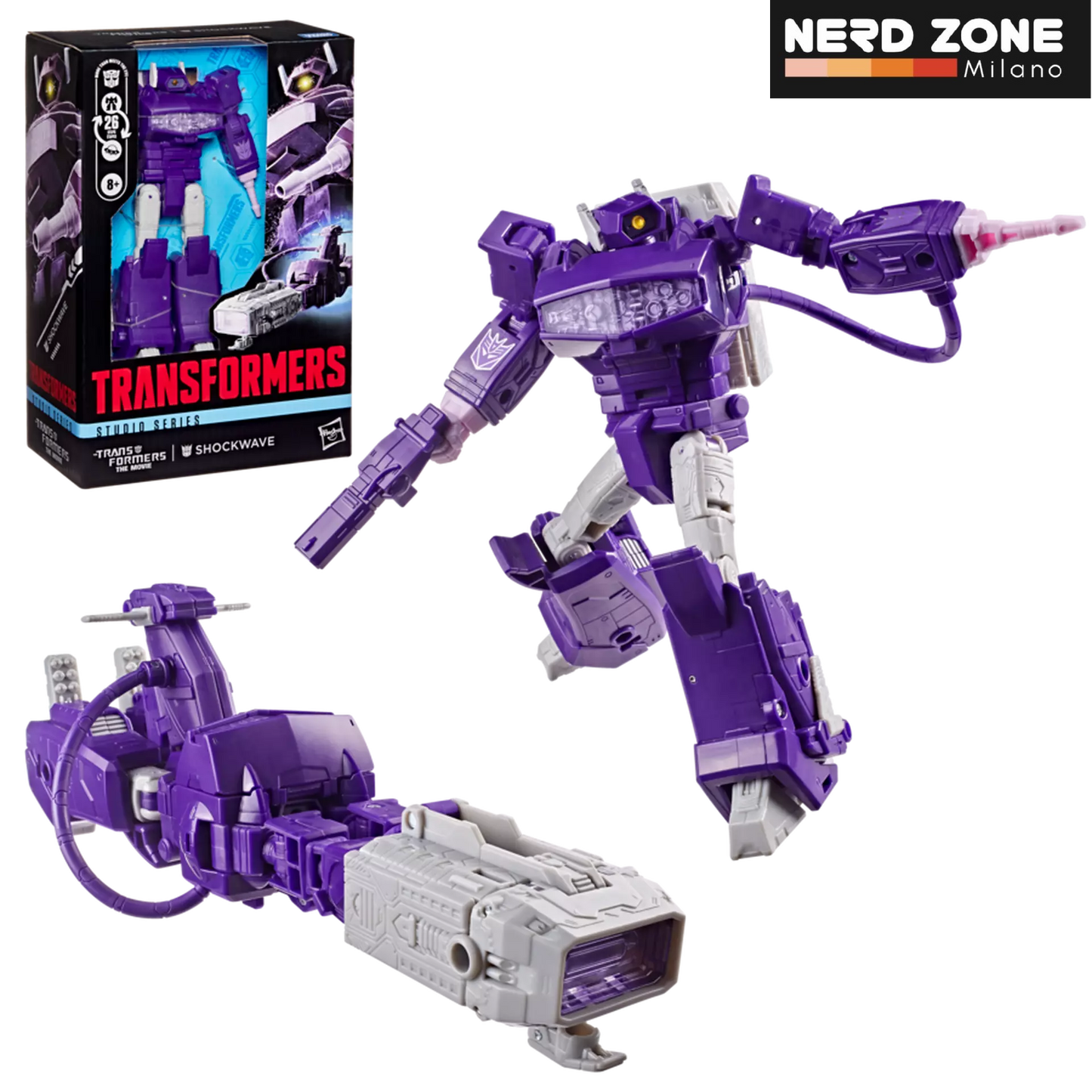PRE ORDINE - HASBRO - Transformers Studio Series Transformers The Movie Shockwave Action Figure
