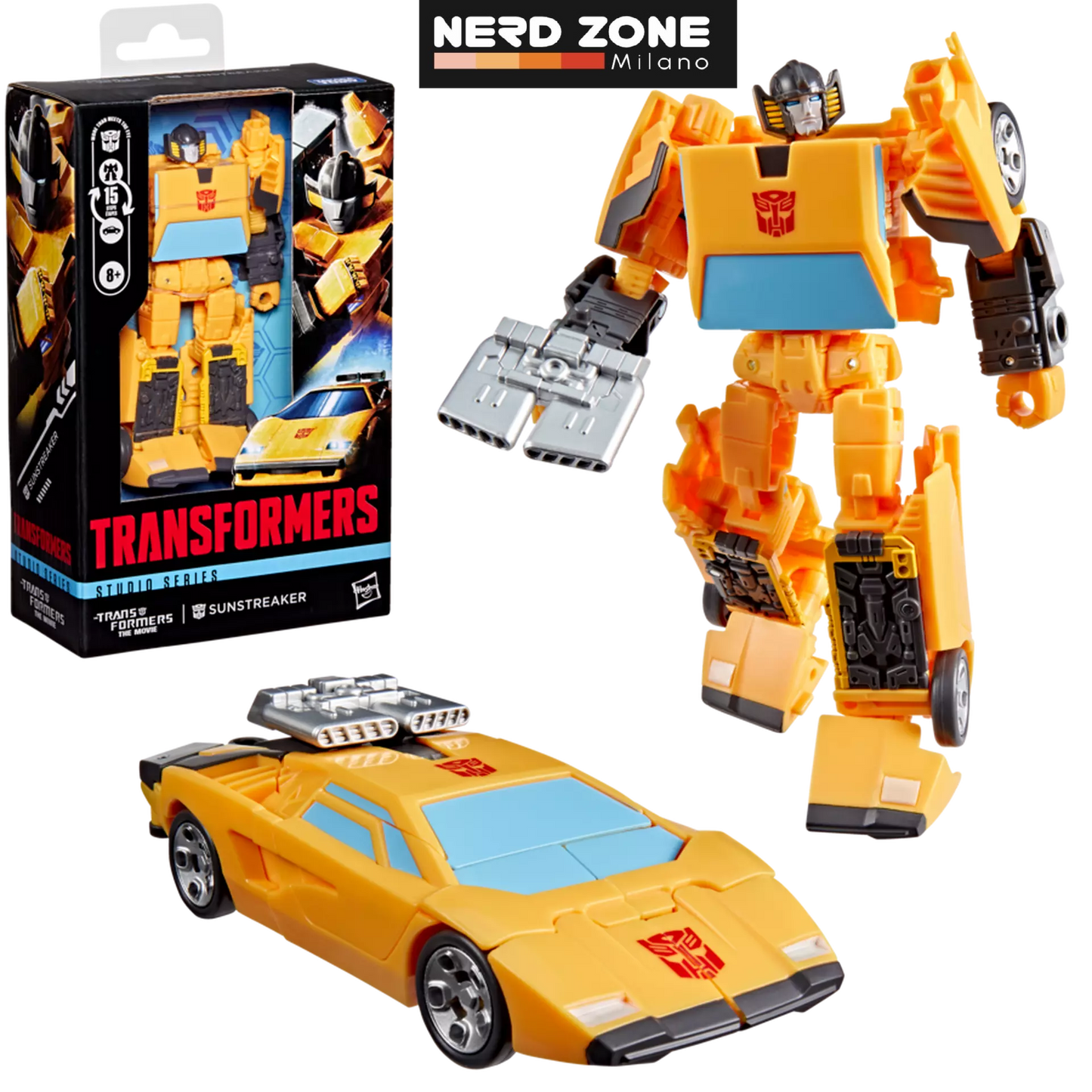 PRE ORDINE - HASBRO - Transformers Studio Series Transformers The Movie Sunstreaker Action Figure