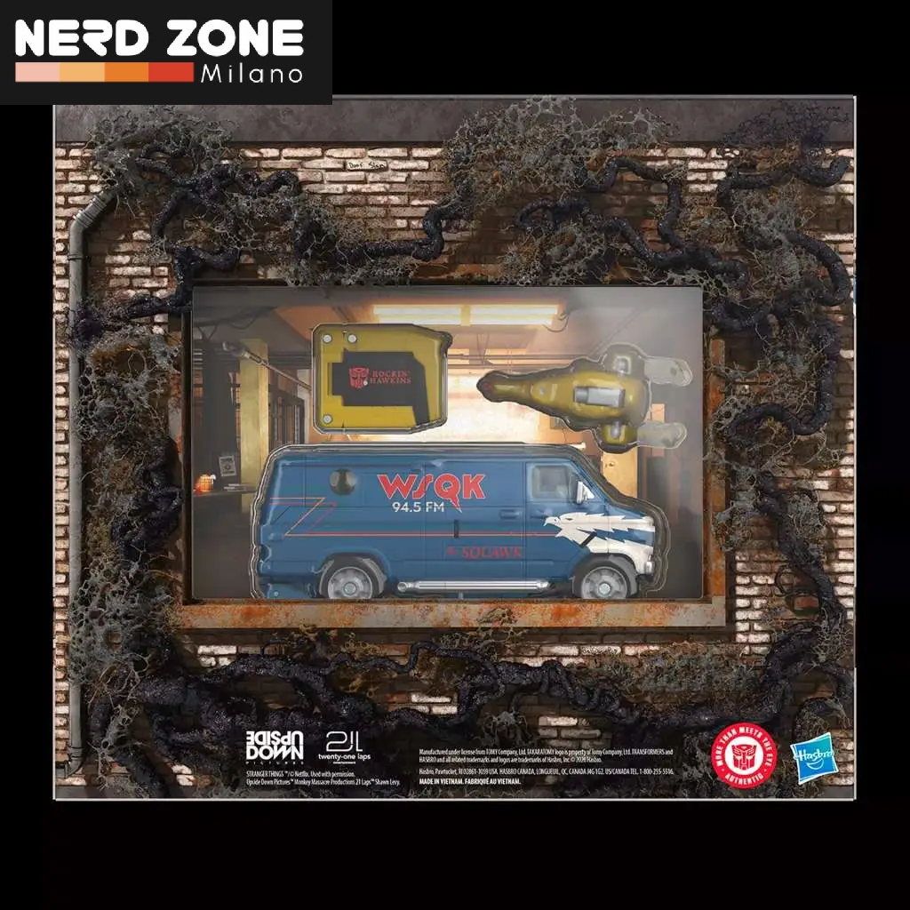 HASBRO - Transformers X Stranger Things Freakwency And 8-track Action Figure