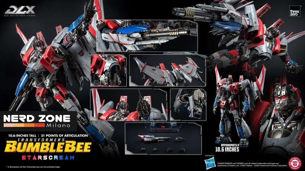 THREEZERO - Transformers Bumblebee Dlx Starscream Action Figure