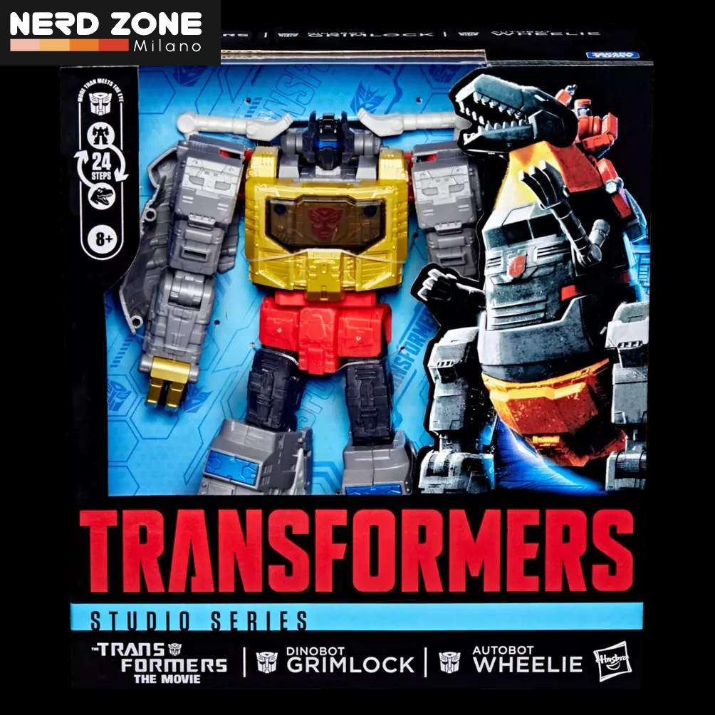 HASBRO - Transformers Studio Series - Transformers The Movie Grimlock And Wheelie Action Figure