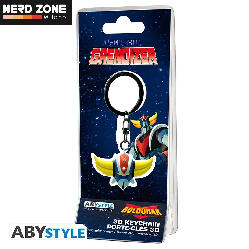 PRE ORDINE - ABYSTYLE STUDIO - Ufo Robot Grendizer Head Keychain 3d